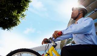 Cycling, walking, or public transit to work may help fight obesity. Cycling, walking, or public transit to work may help fight obesity.