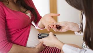 One biomarker measurement during pregnancy can identify glucose intolerance with high sensitivity and specificity. One biomarker measurement during pregnancy can identify glucose intolerance with high sensitivity and specificity.