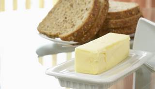Health risks associated with butter consumption are less than previously thought. Health risks associated with butter consumption are less than previously thought.