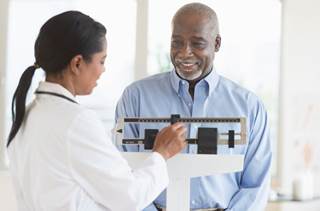 Weight was measured at baseline and 1 year after initiation of insulin therapy. Weight was measured at baseline and 1 year after initiation of insulin therapy.